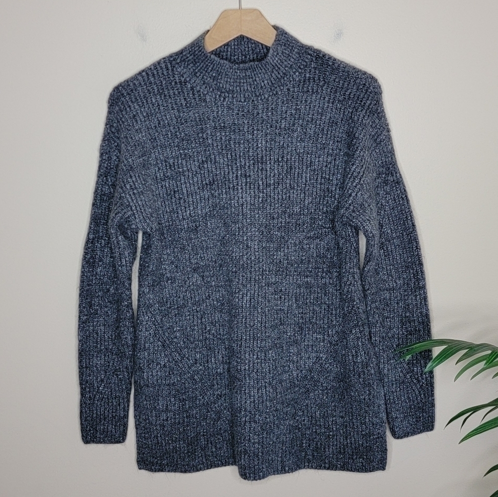 Old Navy | Dark Gray Knit Mockneck Cozy Sweater Size Medium